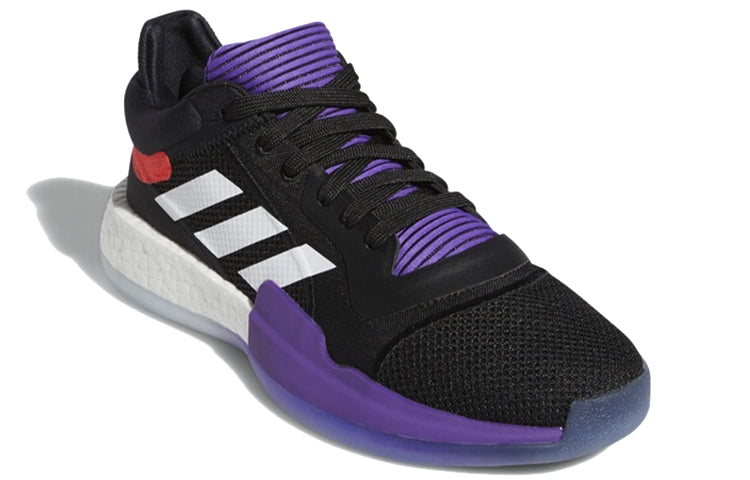 (WMNS) adidas Marquee Boost Low 'Core Black/Solar Red/Active Purple' EE8571