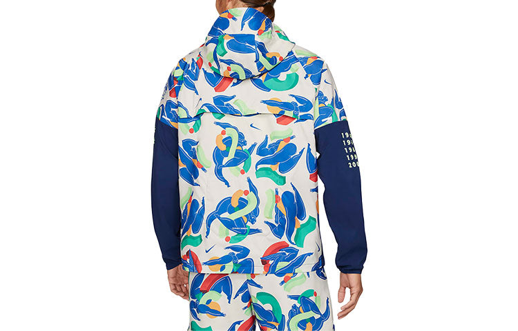 Nike x Kelly Anna London Jointly Signed Windrunner A.I.R. Causual Sports Running Jacket Coat Male Blue CZ9206-008