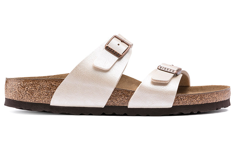 Birkenstock Sydney Birko-Flor Graceful Narrow Fit Sandals 'Pearl White' 1016171