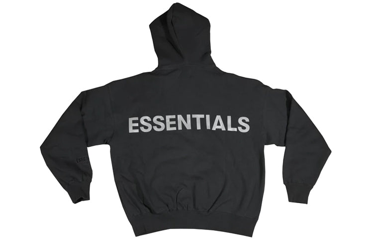 Fear of God Essentials FW19 3M Logo Pullover Hoodie 'Black' FOG-FW19-10