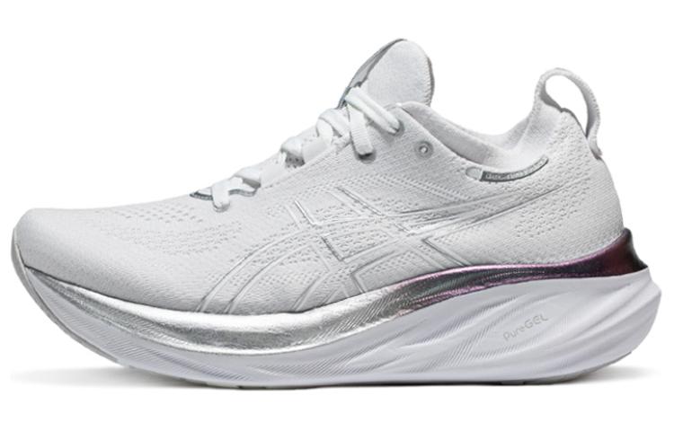 (WMNS) ASICS Gel-Nimbus 26 Platinum 'Real White Pure Silver' 1012B720-100