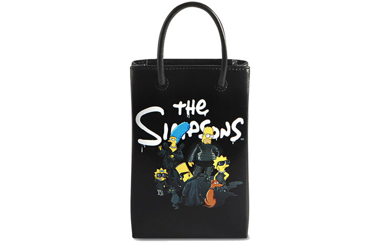 Balenciaga x The Simpsons Mini Shopping Bag 'Black' 59382623VBN1000