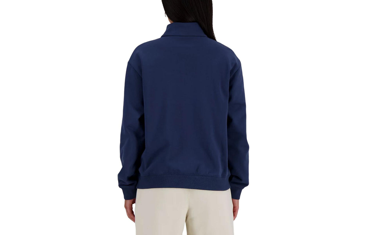(WMNS) New Balance Sportswear Greatest Hits Quarter Zip Top 'Navy' WT41538-NNY