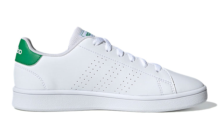 (GS) adidas Advantage J 'White Green' EF0213