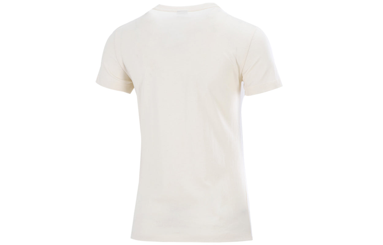 (WMNS) PUMA Classics Logo Printing Short Sleeve White 532282-88