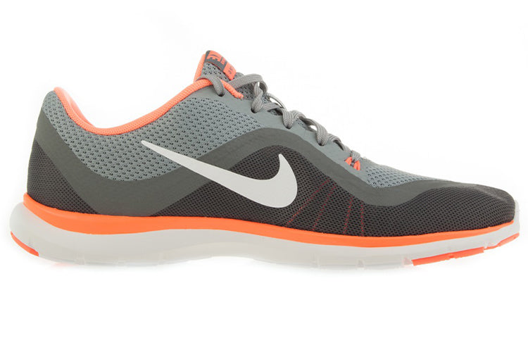 (WMNS) حذاء Nike Flex Trainer 6 "رمادي برتقالي أبيض" 831217-009