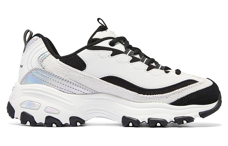 (WMNS) Skechers DLITES 1.0 'Black White Blue' 896148-BKW