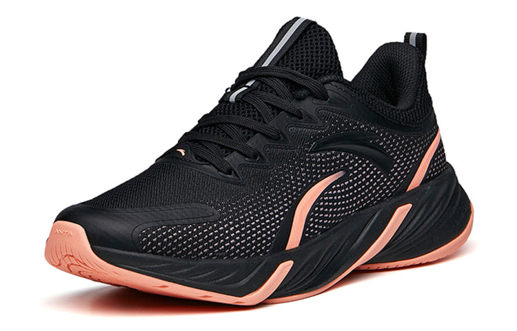 (WMNS) ANTA Run Collection 'Black Peach' 122145523-4