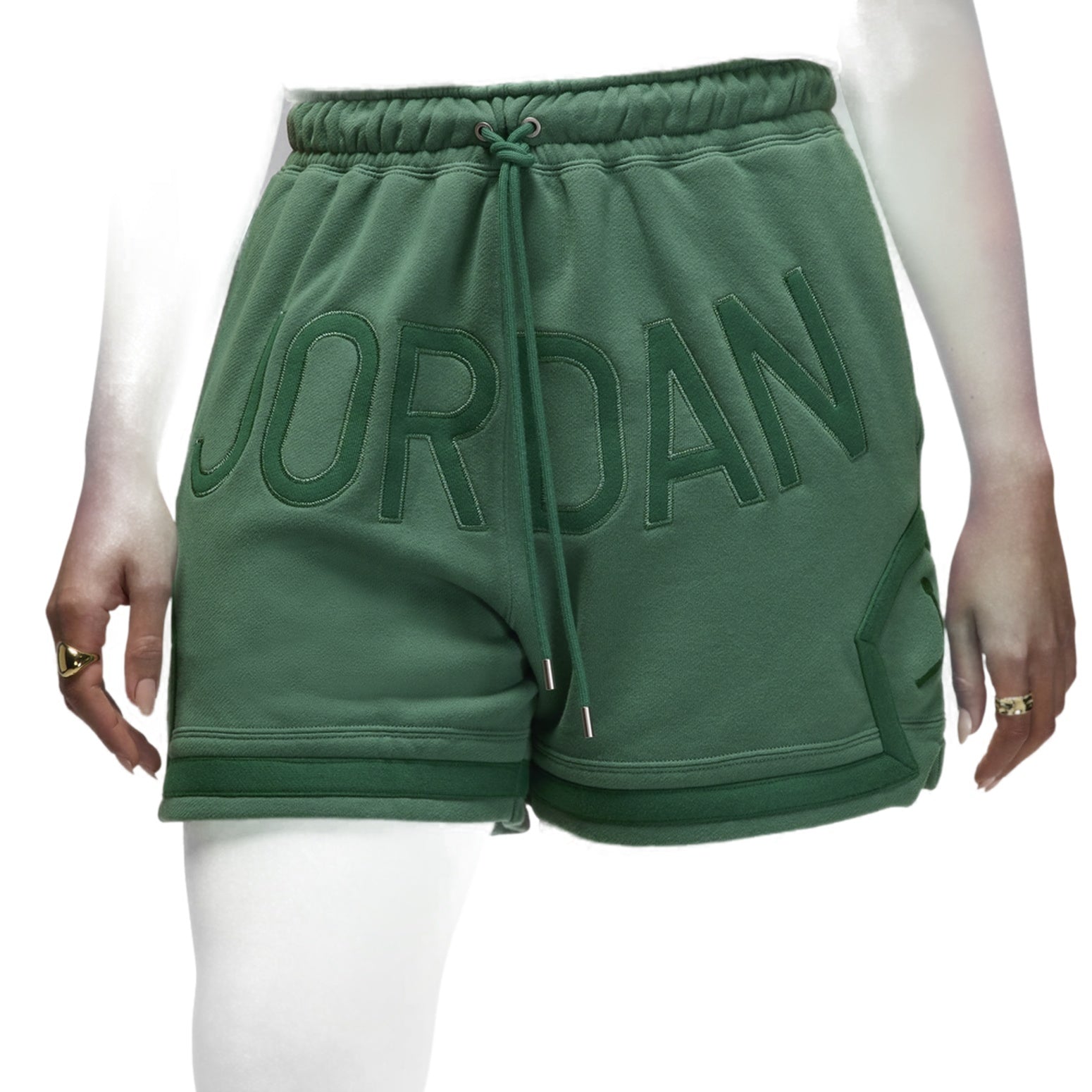 Air Jordan x Nina Chanel Abney Fleece Shorts 'Green' HF1650-398