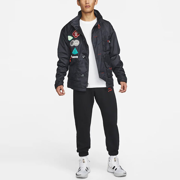 Nike Kyrie CNY Button Jacket 'Black' DJ3856-010