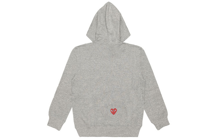 (WMNS) COMME des GARCONS PLAY x Nike Crossover play together Series Love Logo Hoodie 'Grey' AE-T403-051-1