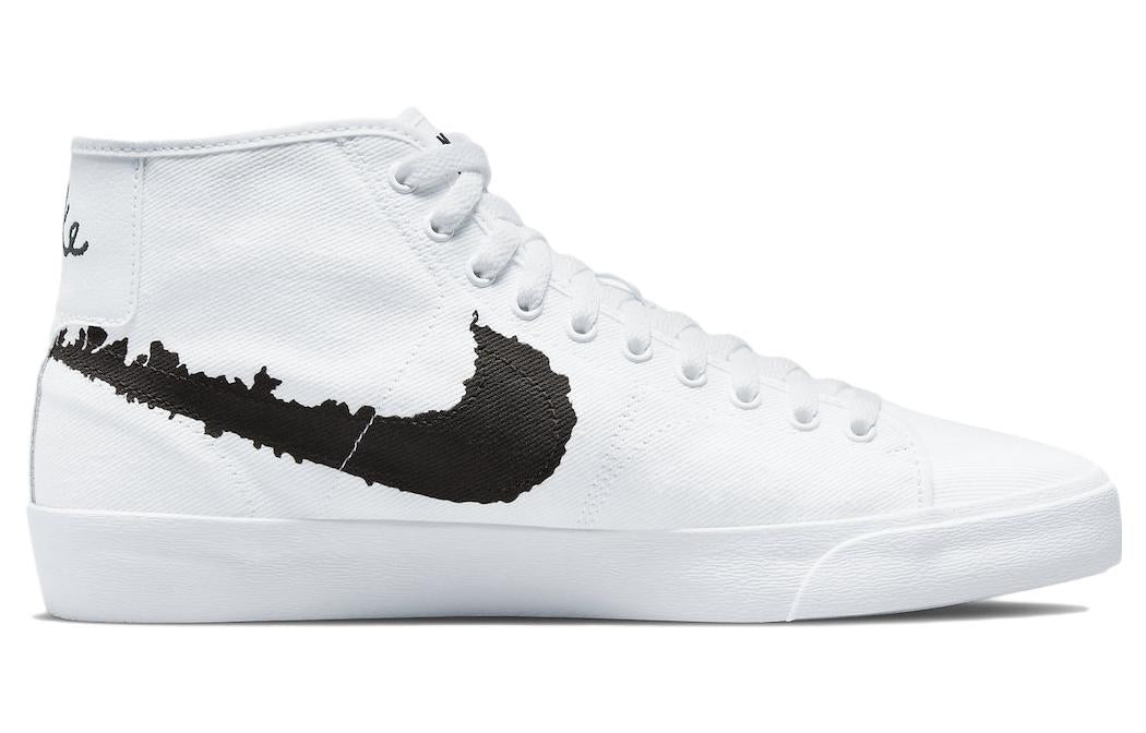 Nike Blazer Court Mid Premium SB 'White Black' DM8553-100