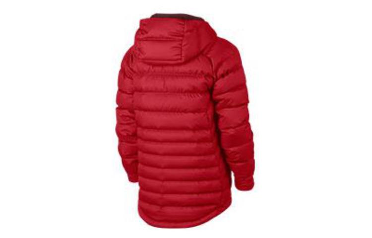 (PS) Nike Logo Hooded Down Jacket 'Red' 856080-657