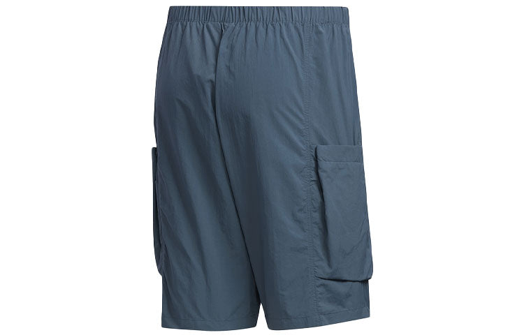 adidas M Tec Wv Sho Sports Cargo Quick Dry Breathable Shorts Blue FM5403