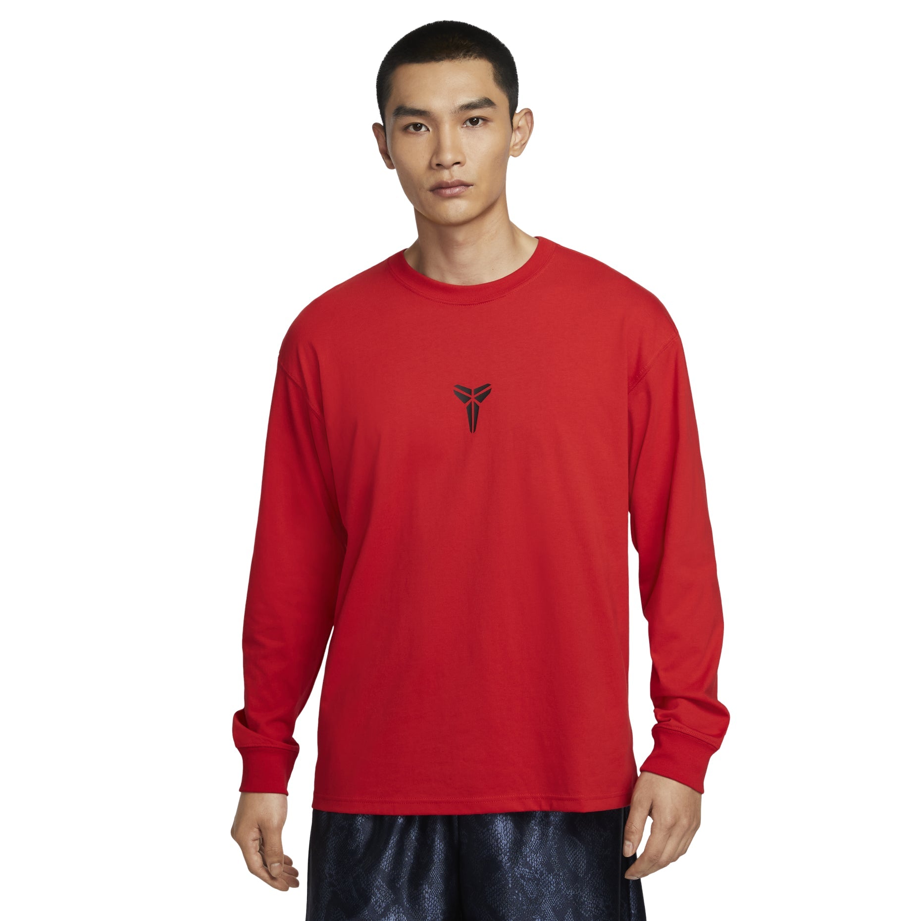 Nike Kobe Long-Sleeve T-Shirt Asia Sizing 'Year of Mamba Red' IB0242-657