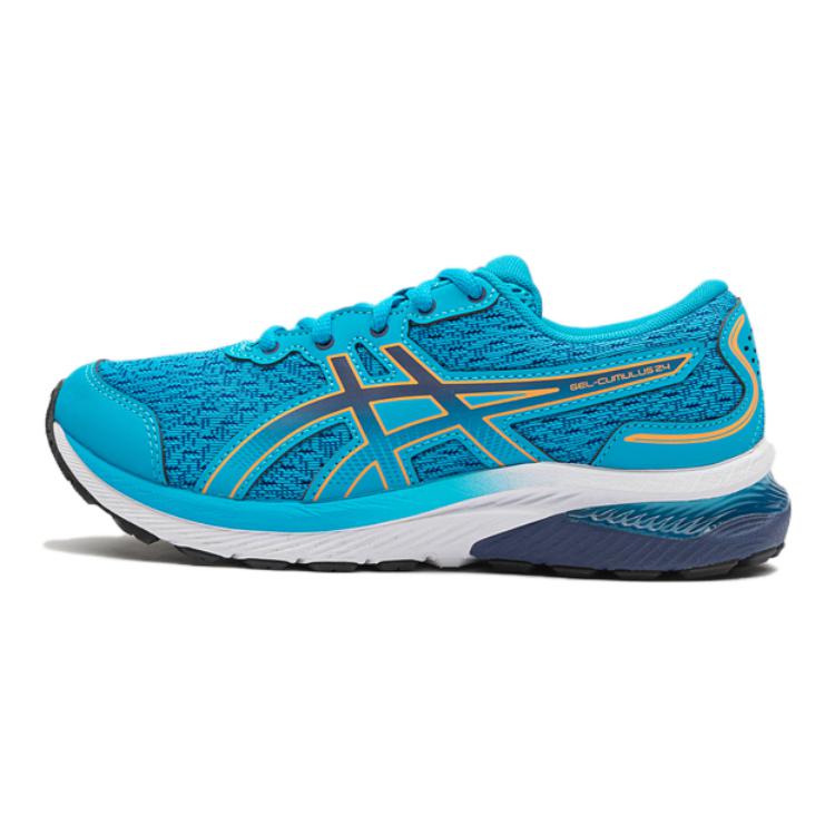 (GS) ASICS Gel-Cumulus 24 'Island Blue Sun Peach' 1014A270-402