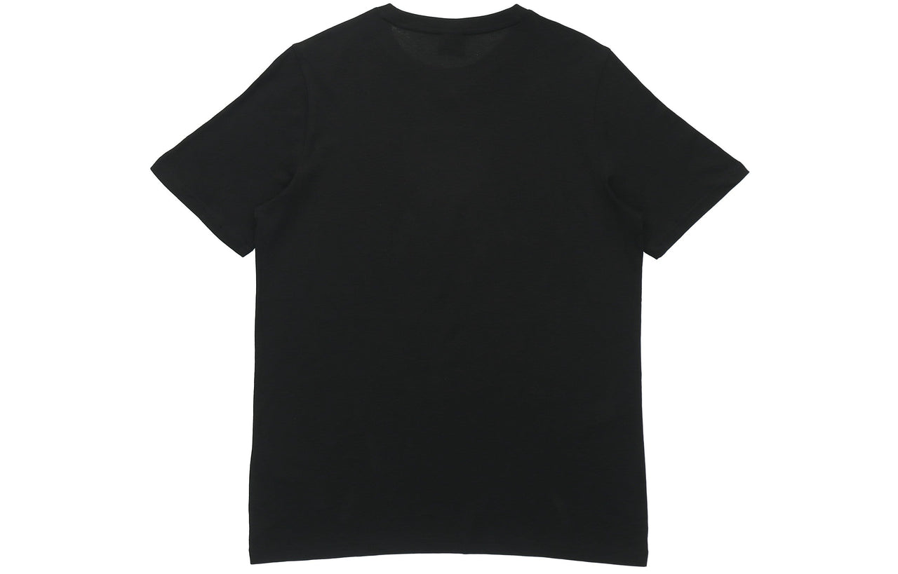 PUMA Athleisure Casual Sports Bronzing Logo Printing Short Sleeve Black 532280-98