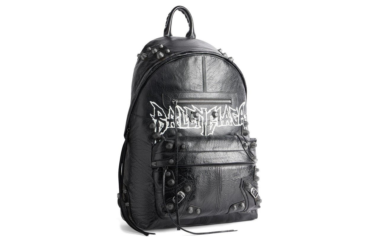 Balenciaga Le Cagole Backpack Diy Metal 'Black' 7662972AAXD1000