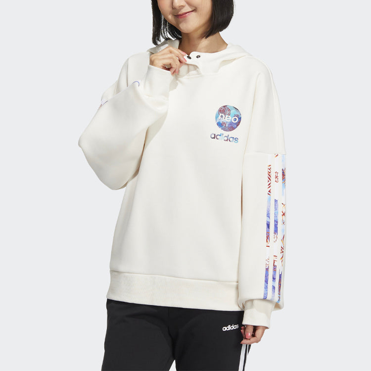(WMNS) adidas Neo CNY Hoodies 'White' HM7483