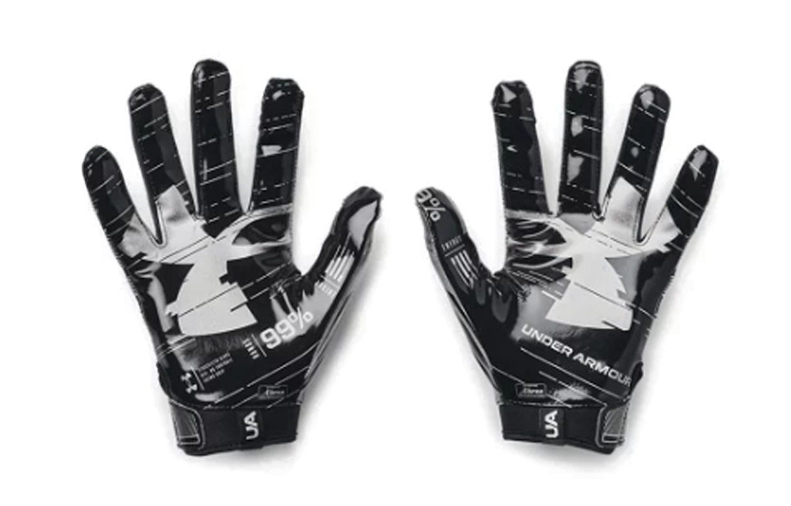 Under Armour F8 Football Gloves 'Black Metallic Silver' 1368851-001