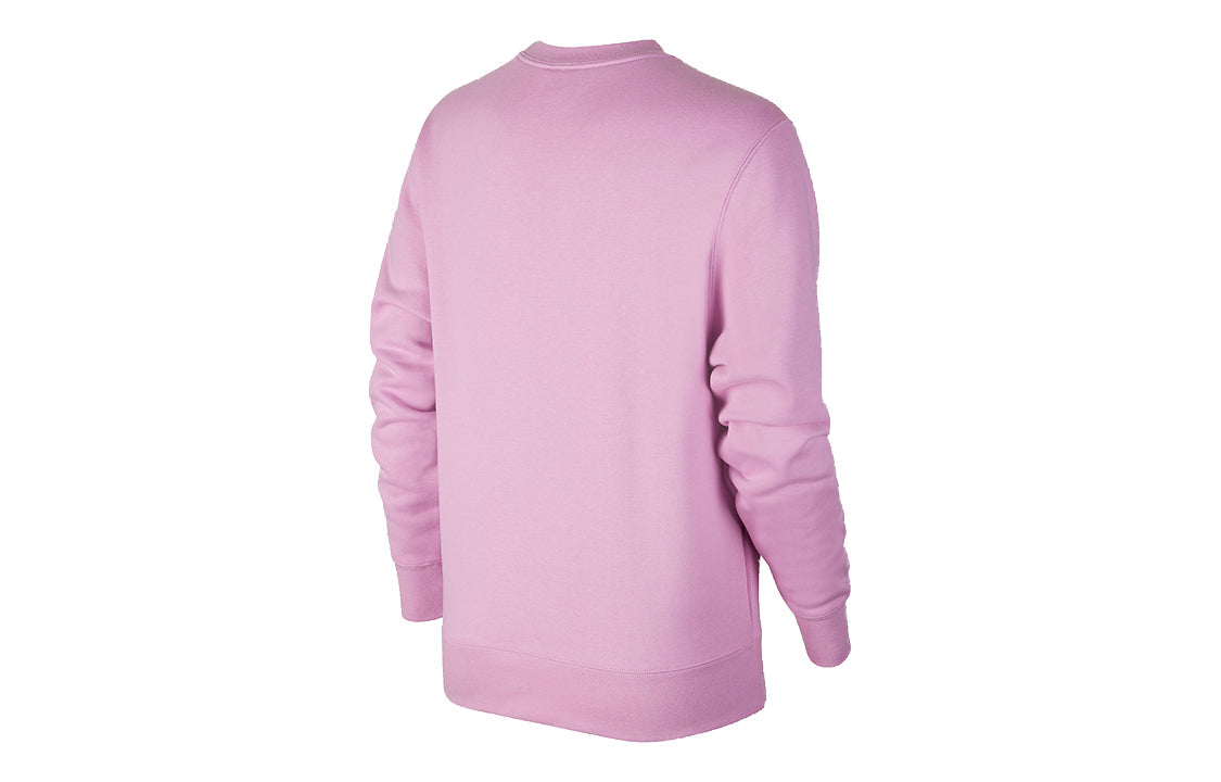 (WMNS) Nike Sportswear Round Neck Sports Alphabet logo Super Pink Hoodie DC5139-616