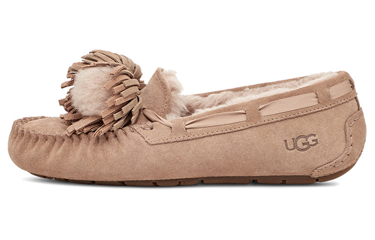 (WMNS) UGG Dakota Bow Pom 'Beachwood' 1124031-BCHW