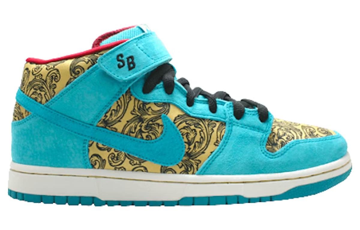 Nike Dunk Mid Premium SB 'Peacock' 314381-331