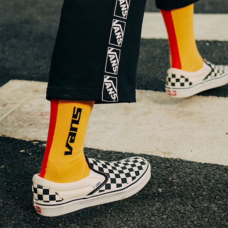 Vans Mid-calf Socks 3 Pack 'Yellow Red Black' VN0A4MLR50X