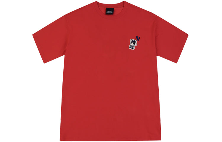 MLB Unisex New York Yankees Cartoon Series Printing Tee Red 31TSCM031-50R