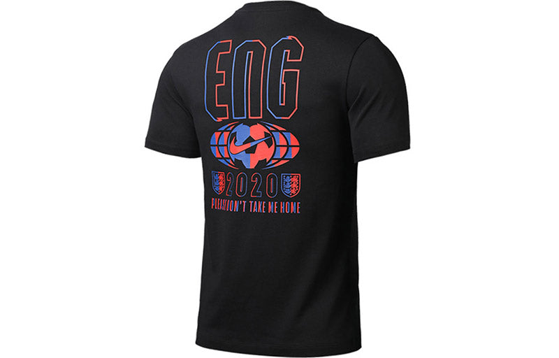 Nike England National Team 19/20 T-Shirt 'Black Blue' CD1408-010