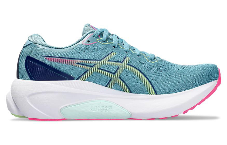 (WMNS) ASICS Gel-Kayano 30 'Gris Blue Lime Green' 1012B357-402
