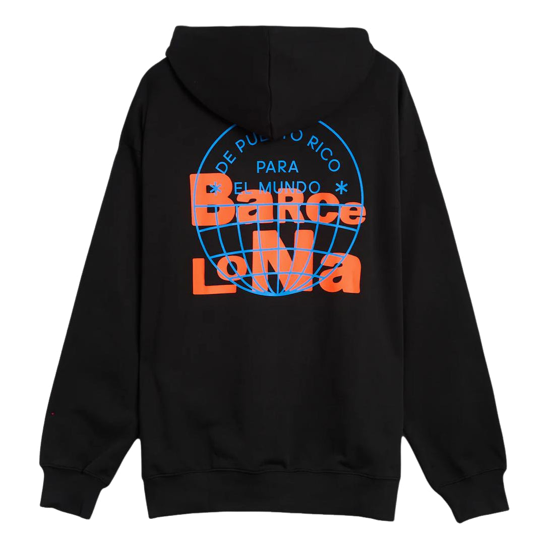 adidas x Bad Bunny DtMF Tour Merch Barcelona Relaxed Hoodie 'Black' LH0426