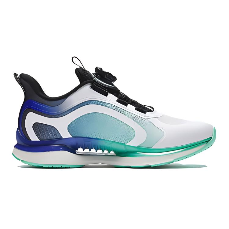 (GS) ANTA Running Series Sneakers 'White Blue Green' A312425577-2