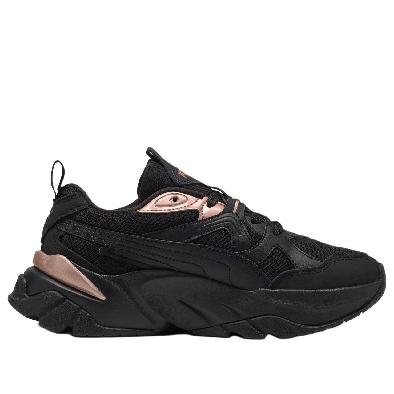 (WMNS) PUMA Sophyr Metallic 'Black Rose Gold' 398831-02
