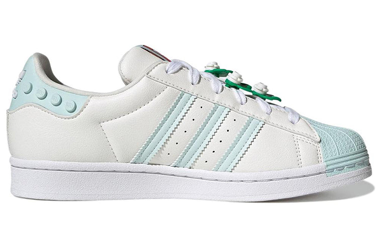 (WMNS) adidas LEGO x Superstar 'Clear White Ice Mint' GX7206