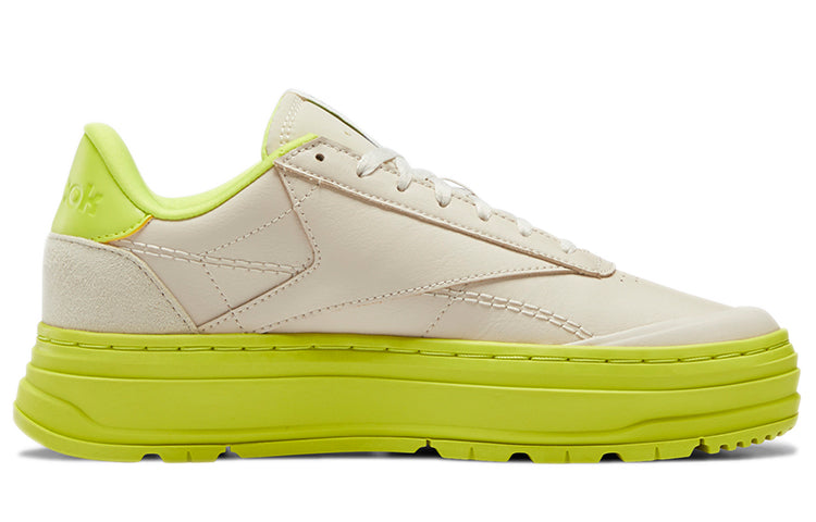 (WMNS) Reebok Club C Double Geo 'Cream Yellow' GW5438