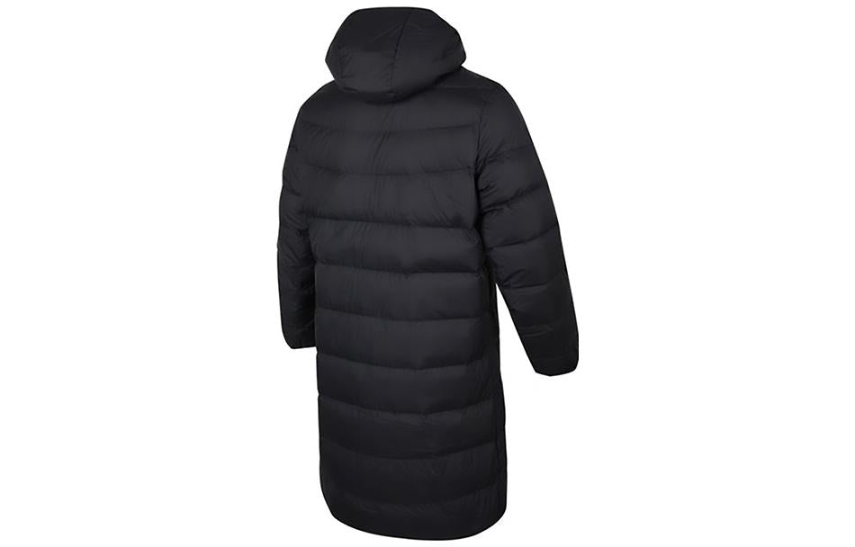Nike Hooded Puffer Long Coat 'Black' DV0756-010