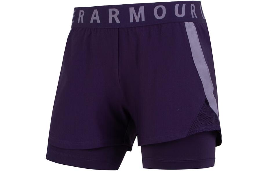 (WMNS) Under Armour Play Up 2In1 Short 'Purple' 1351981-570