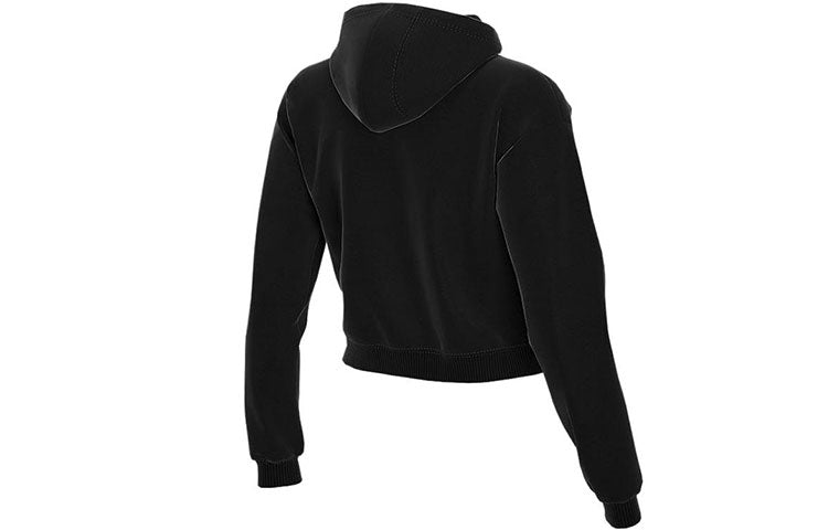 (WMNS) Nike Sportswear Logo Hoodie 'Black' CV8619-010