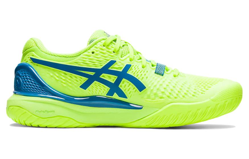 (WMNS) ASICS Gel Resolution 9 'Hazard Green' 1042A208-300