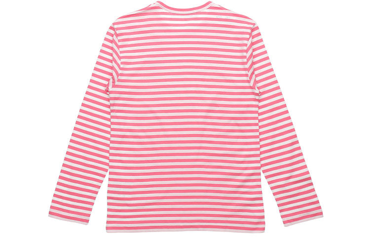COMME des GARCONS PLAY Kawakubo Rei Stripe Love Long Sleeves Pink AZ-T278-051-3