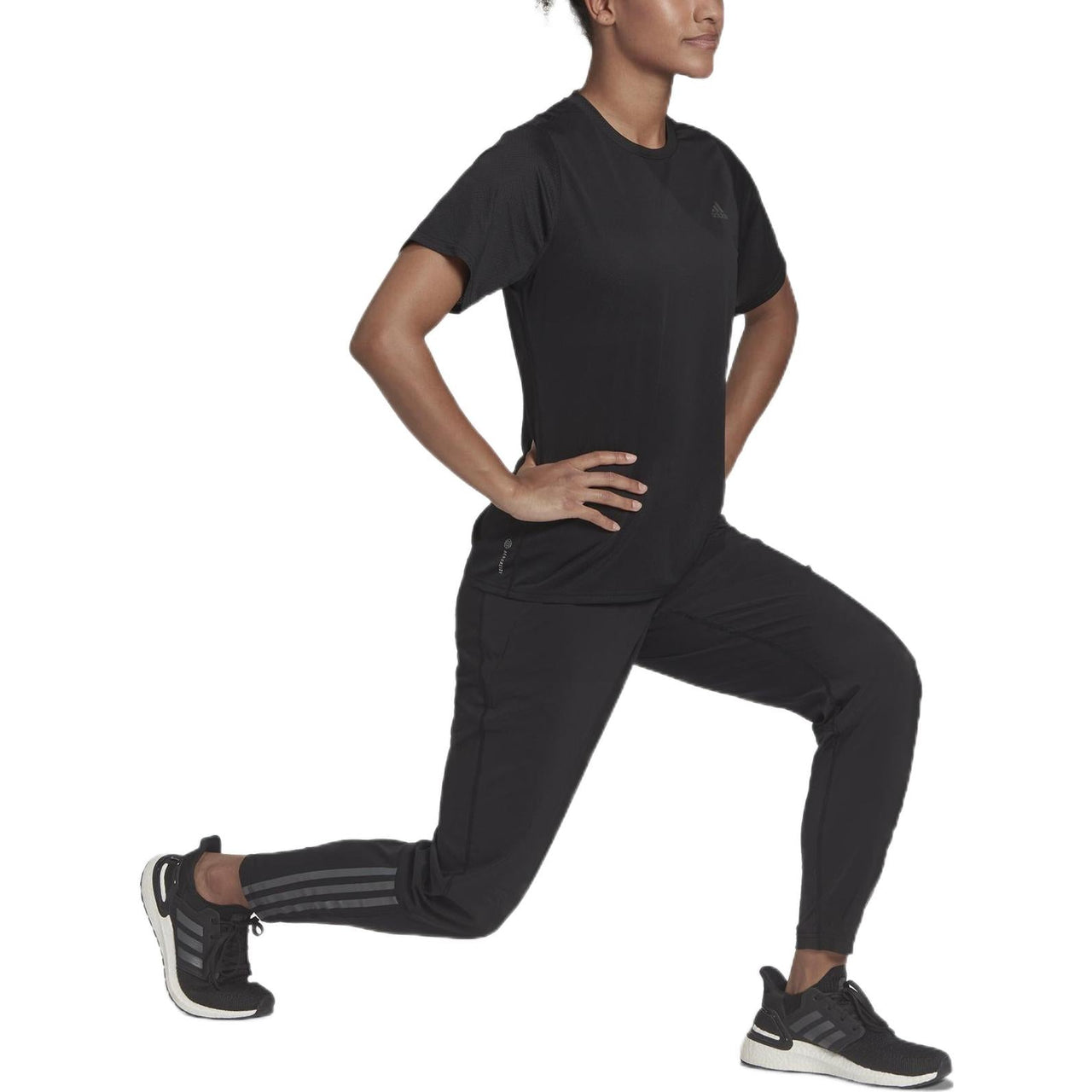 (WMNS) adidas Run Icons 3-Stripes Wind Running Pants 'Black' HB6501