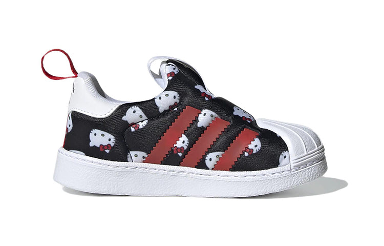 (TD) adidas Superstar 360 x Hello Kitty 'Black White Red' GY9214