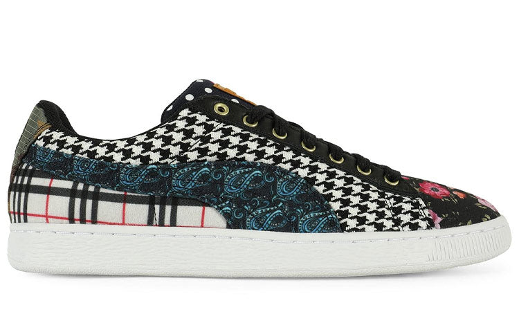 PUMA Court Culture Sneakers Black/White/Yellow/Red/Blue 367984-01