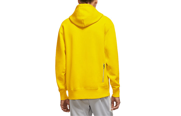 Nike Sportswear Airmoji Embroidered Pattern Knit Fleece Yellow CU4259-731