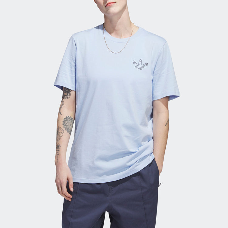 adidas originals Henry Jones New York City T-shirt 'Blue Dawn' HS3014