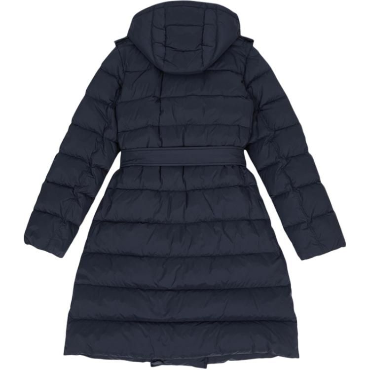 (WMNS) Burberry 25 Mid-length Nylon Hooded Puffer Coat 'Navy Blue' 81103141