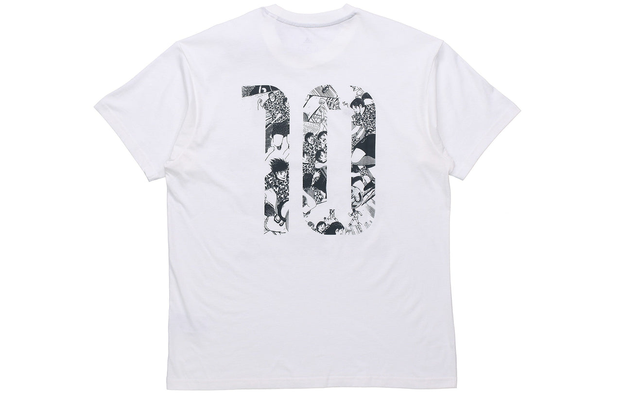 adidas Captsuba Tee Casual Sports Short Sleeve White GK3440