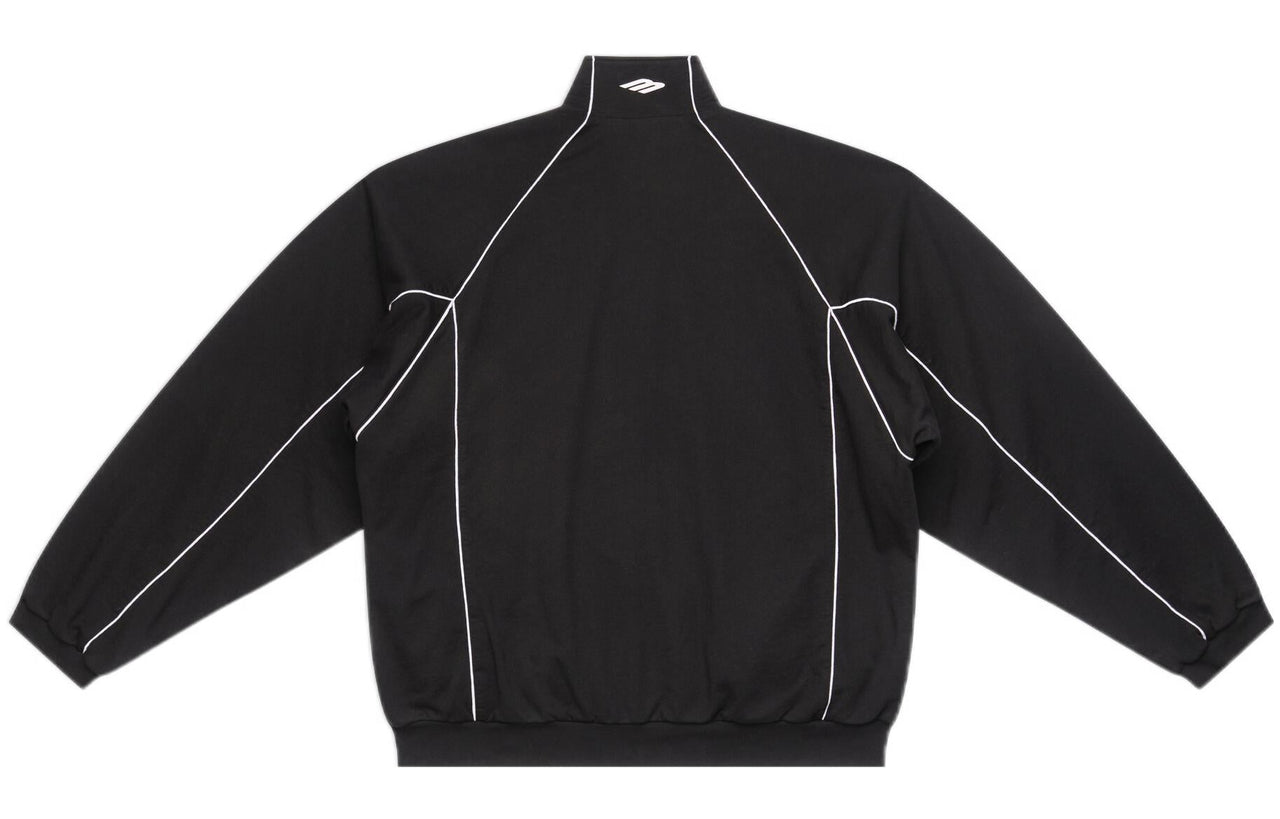 Balenciaga 3B Sports Icon Tracksuit Jacket 'Black' 697954TMVA61000
