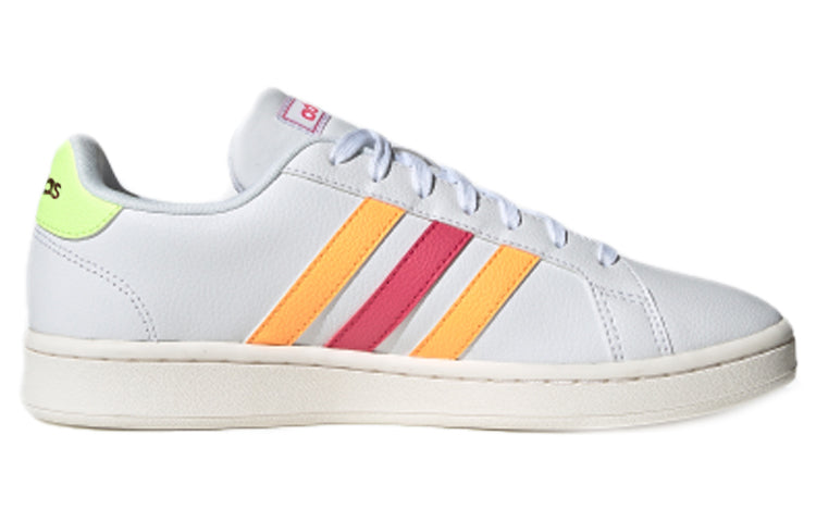 (WMNS) adidas neo Grand Court 'White Pink Orange' EG8146